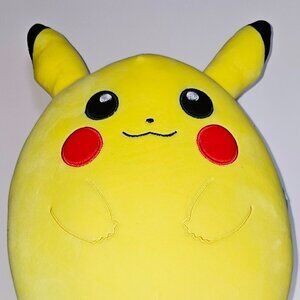 Pokemon Pikachu SQUISHMALLOW Jazwares Stuffed Animal Plush 10 Inch - NWT 2023
